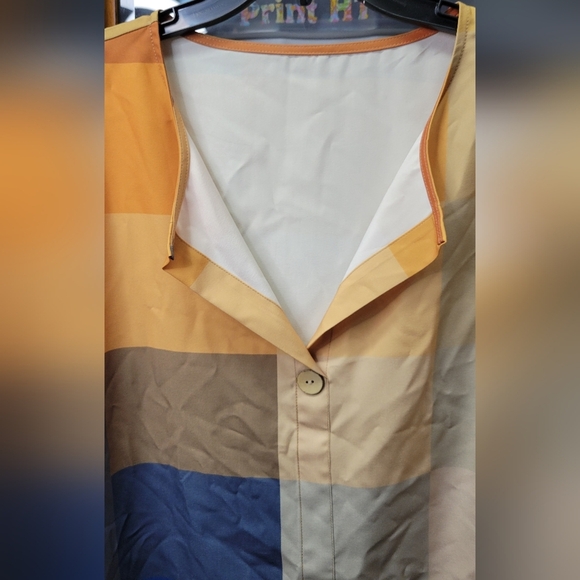 Multicolor Striped Long Sleeve Shirt 3xl New - Picture 2 of 6